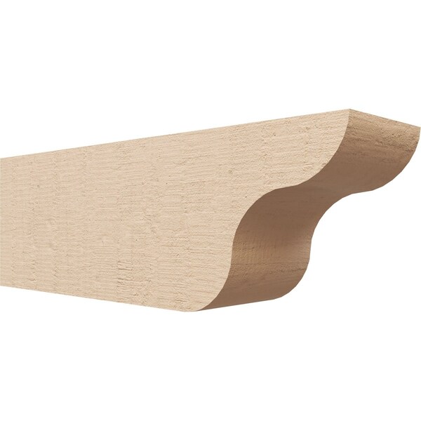 Ekena Millwork 6in. W x 8in. H x 24in. L Carmel Woodgrain TimberThane Rafter Tail, Primed Tan RFTUR06X08X24CARRCPR - main